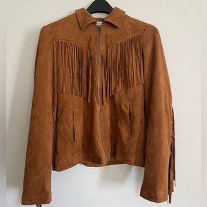 Women’s Fornia Fringe Western Moto Jacket - size Medium
